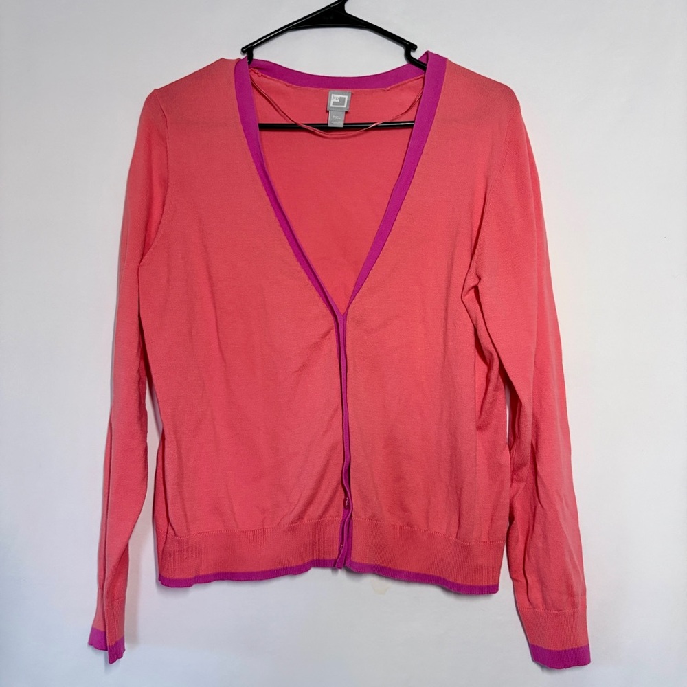 JCPenney Pink and Purple Cardigan